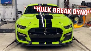 HULK the 2020 Shelby GT500 flexes on DYNO at LS SHOP!