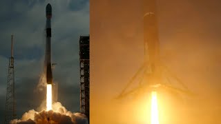 Falcon 9 launches SES O3b mPOWER 5 & 6 satellites and Falcon 9 first stage landing