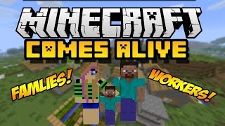 Мод семьи в майнкрафт 1.8, а также новых жителей