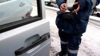 Нарушения, парковка на Крытом рынке, Донецк