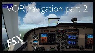 FSX VOR Навигация. Полный полет. часть 2/3