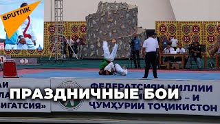 В Душанбе выбрали лучших борцов гуштингири