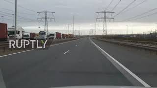 Netherlands: Blockade by anti-lockdown protesters causes 7 km tailback