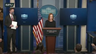 LIVE: Press Secretary Psaki and National Security Advisor Jake Sullivan hold media briefing