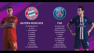 BAYERN Munich vs PSG FULL MATCH | PES 2020 Gameplay (PS4)