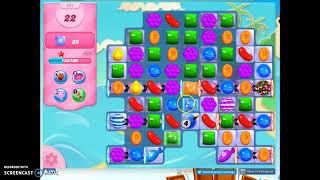 Candy Crush Level 891 Audio Talkthrough, 1 Star 0 Boosters