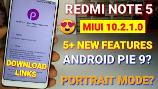 Redmi note 5 Miui 10.2.1.0 new stable update | 5 new features | Miui 10.2.1.0 for Redmi Note 5 Pie?