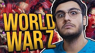 SURVIVING A ZOMBIE APOCALPYSE IN WORLD WAR Z | RAWKNEE