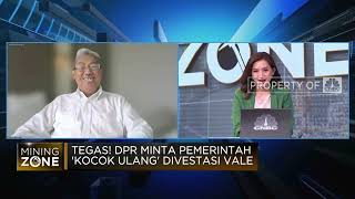 Bukan 11%, DPR Minta Divestasi Saham Vale Dikocok Ulang
