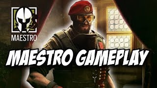 Rainbow Six Siege Maestro Gameplay Macie_Jay Gadget Full Loadout Villa New Operator R6 Para Bellum