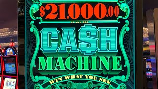 Cash Machine High Limit Slot! New Slot Caesar’s Palace! Live Play!