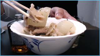 【今日の晩酌】大根と豚バラのうま煮＆ブロムザバレルのハイボール！