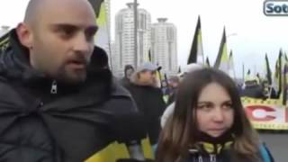 Русские националисты  «Путин Хуйло! Слава Киевской Руси, Новороссия – соси!»