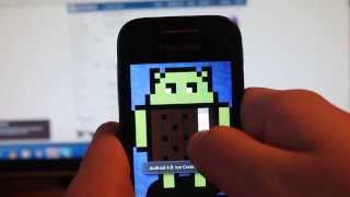 обзор CyanogenMod 9 на samsung y (android4.0.4)