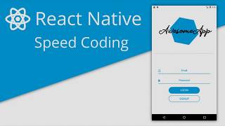 Speed Coding | Login UI - React Native