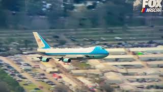 President Trump Air Force One Flyover Daytona 500 (Fox)