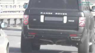Range Rover на невидимых номерах