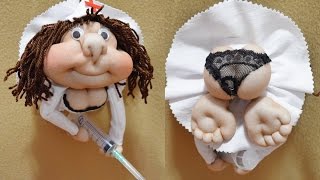Кукла из капрона попик