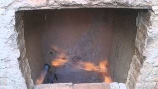 Horno de ladrillo para ceramica