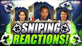500K PROFIT IN 1 SNIPE | ICON SNIPING ON FIFA 18 | SNIPING REACTIONS EP16