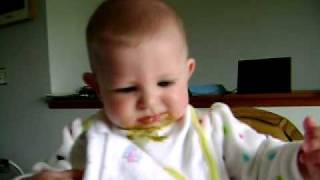 Addison and Green beans!!!