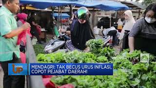MENDAGRI: Tak Becus Urus Inflasi, Copot Pejabat Daerah!