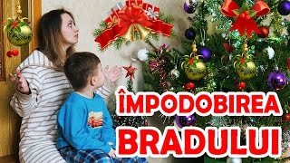 Impodobirea Bradului 2016 Alex si Mama impodobesc Bradul de Craciun