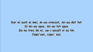 Lora - Capu 'Sus Versuri