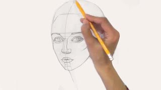 Уроки рисования. Как нарисовать ЛИЦО ЧЕЛОВЕКА карандашом | Art School