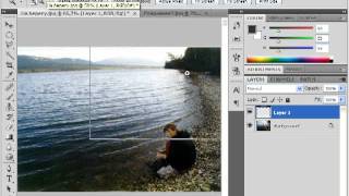 Размытое изображение (эффект привидения) в Photoshop