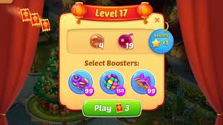 Homescapes Festival Of Lights Level 17 With No Boosters