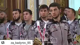 Ramzan Qodirov Xabibni kutib oldi