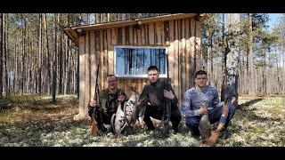 Охота на гуся весна 2019 (на болоте), Goose hunting