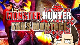 Monster Hunter FAILS MONTAGE!