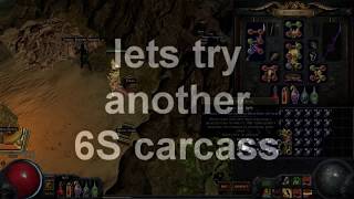 Path of exile - two Carcass Jack 6Linked in 3 minutes
