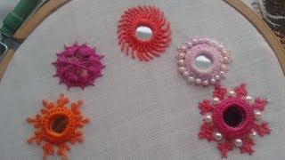 187-Mirror work embroidery शीशा लगाने का सबसे आसान तरीका  (Hindi/Urdu)