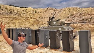 TANK vs GUN SAFES!!!