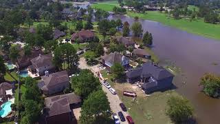 Drone flood recon - Walden on Lake Houston 2017-08-31 at 1430 Hours