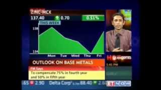 Mr. Vibhu Ratandhara, Bonanza Commodity Brokers on ET Now Hot Commodities 19 Dec 2014