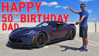I BOUGHT MY DAD HIS DREAM CAR ( 2017 CORVETTE Z06)