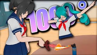CUCHILLO! A 10000° GRADOS CHALLENGE!! - Yandere Simulator