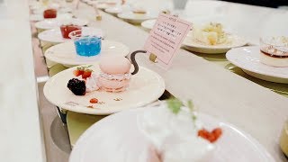 【何皿食べられる？?】 回転スイーツカフェ