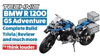 LEGO Technic 42063 BMW R 1200 GS Adventure - LEGO Speed Build and Review