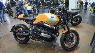 BMW R NINE T COMPILATION 3: WHITE RACER WITH AKRAPOVIC + GREEN SCRAMBLER + RETRO ORANGE !