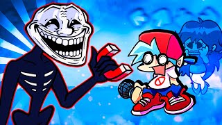 Босс Троллфейс против Бойфренда во Friday Night Funkin VS Trollge Physics FULL WEEK