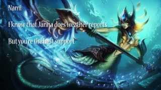 AoD - Nami League of Legends Parody of Chloe by Emblem3