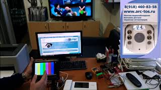 Проверка работоспособности экрана монитора видеодомофона