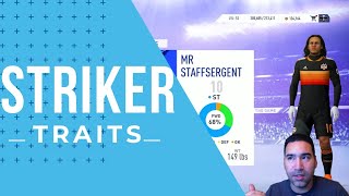 FIFA 19 PRO CLUBS | 84-86 BEST STRIKER TRAITS COMBINATION | BEGINNER-AVERAGE PLAYER