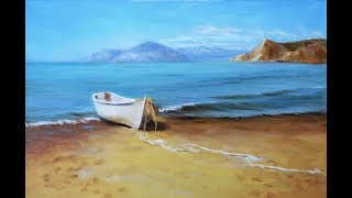 ? ХуДоЖнИкИ Как написать картину маслом / Морской пейзаж / Урок рисования / Людмила Гиттель