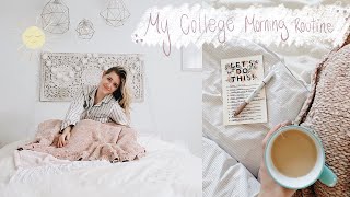 my college morning routine...FULL productivity mode